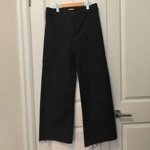 Z Supply Black Wide-Leg Pants Size L